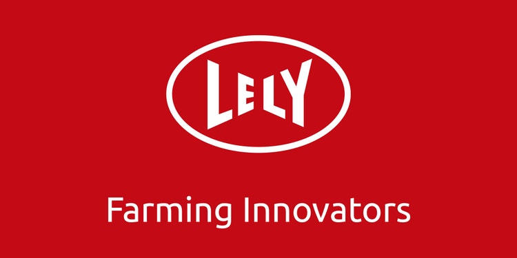 Header mit Lely Logo und Slogan "farming innovators"