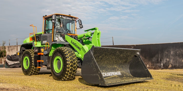 grüner LuiGong elektro Radlader a
