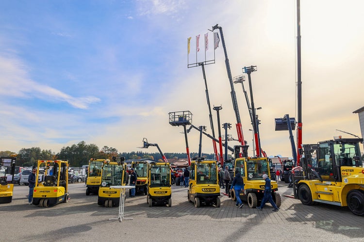 Hyster Stapler bei der Kirchweihausstellung 2025 in Tuntenhausen.