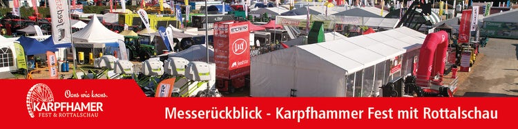 Bild der Karpfhammer Messe mit dem Schriftzug Messerückblick
