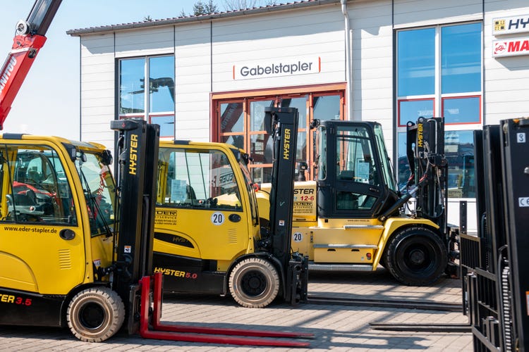 Hyster Stapler bei EDER Stapler bei der Josefi-Ausstellung 2026 in Tuntenhausen