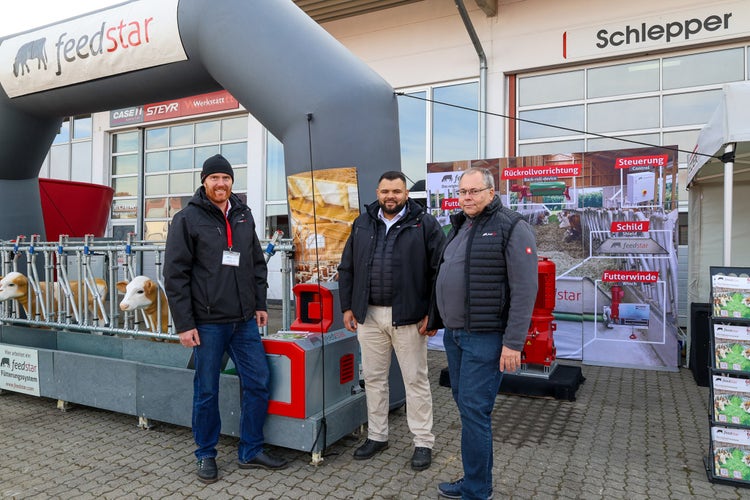 feedstar Mitarbeiter bei der Kirchweihausstellung 2025 in Tuntenhausen.
