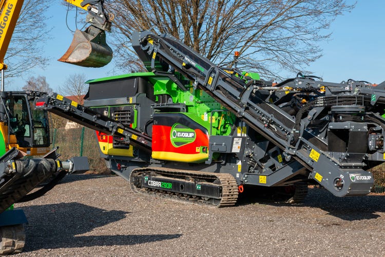 Asphaltmaschine bei der Josefi-Ausstellung 2026 in Tuntenhausen