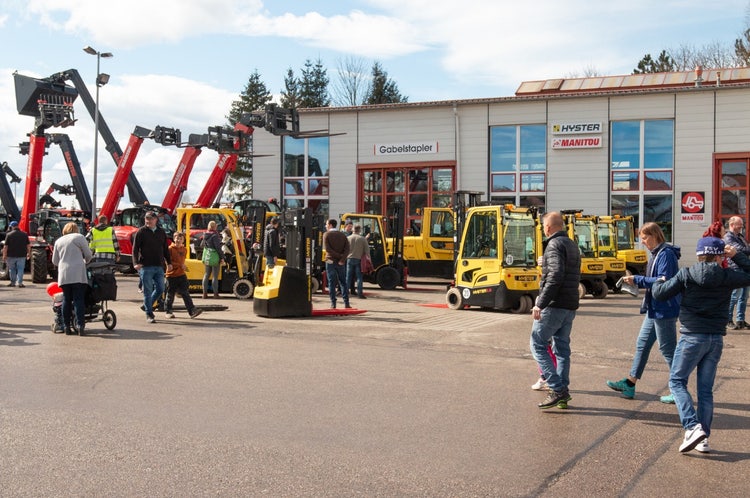 Hyster Gabelstapler bei der Josefi-Ausstellung 2025 in Tuntenhausen