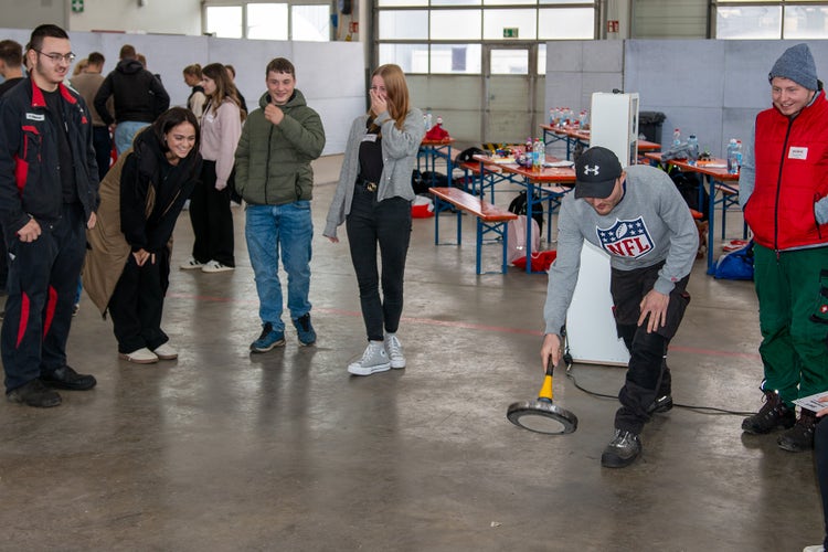 Eistockschießen am Azubitag