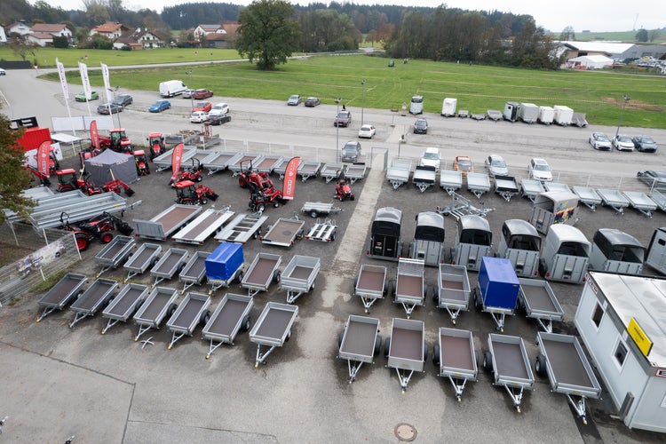 Drohnenbild Anhaengercenter Stand Kirchweihausstellung