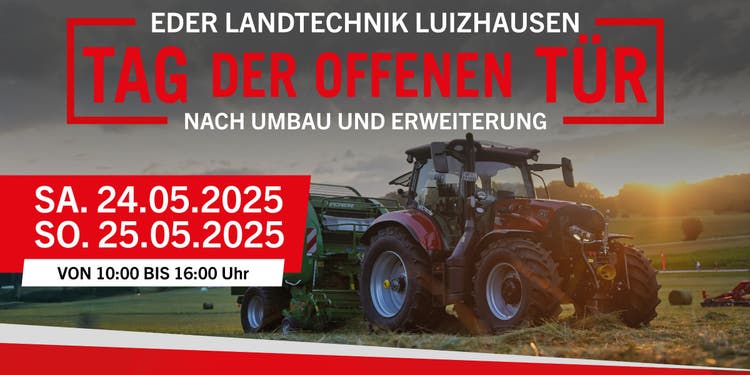 Tag der offenen Tür in Luizhausen Banner mit Datum 24.05.2025 - 25.05.2025