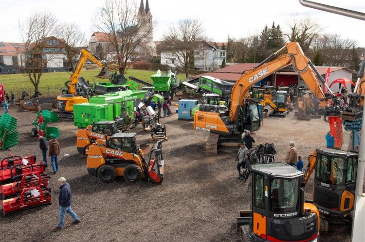 EDER Baumaschinen Ausstellung