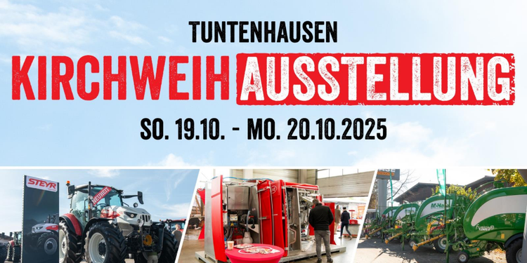 Kirchweihausstellung Tuntenhausen SO. 19.10.-MO.20.10.2025 Banner