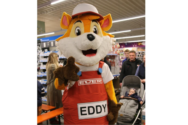 EDDY Fuchs im Baumarkt